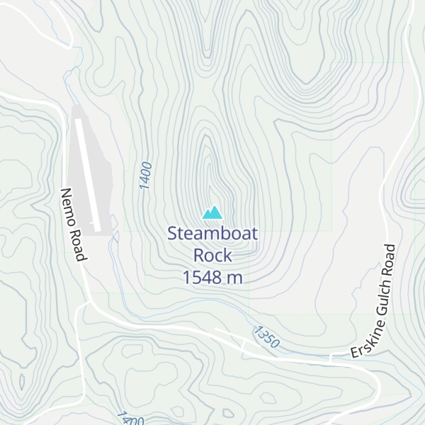 Map of Steamboat Rock