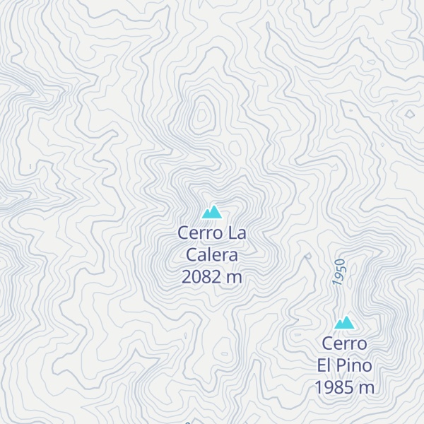 Map of Cerro La Calera