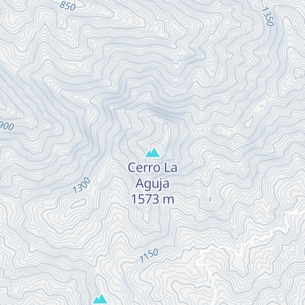 Map of Cerro La Aguja