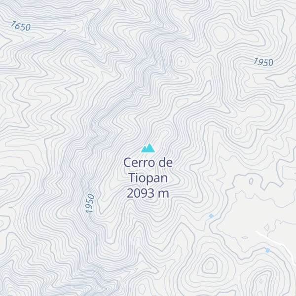 Map of Cerro de Tiopan