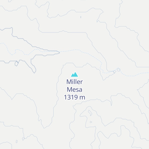 Map of Miller Mesa