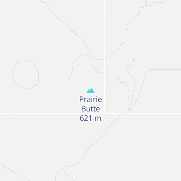 Map of Prairie Butte