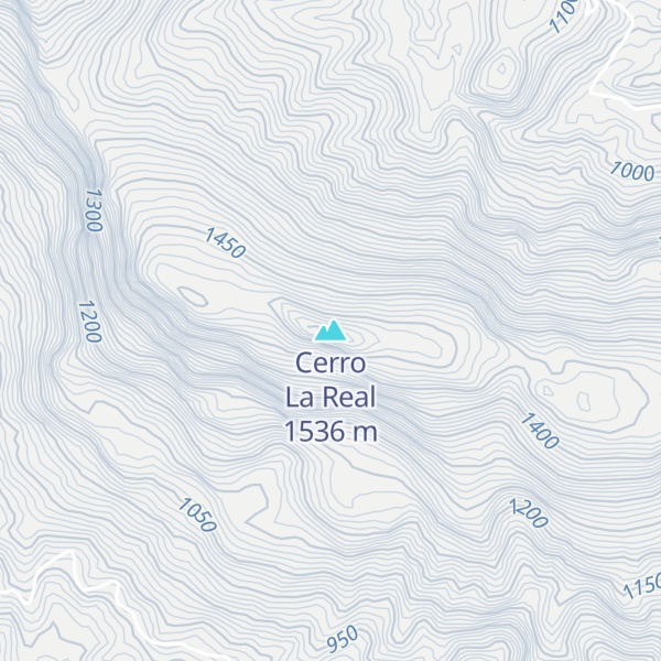 Map of Cerro La Real