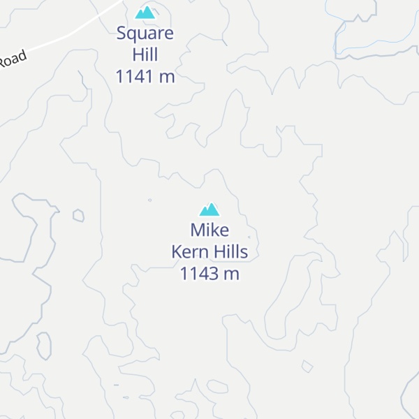 Map of Mike Kern Hills