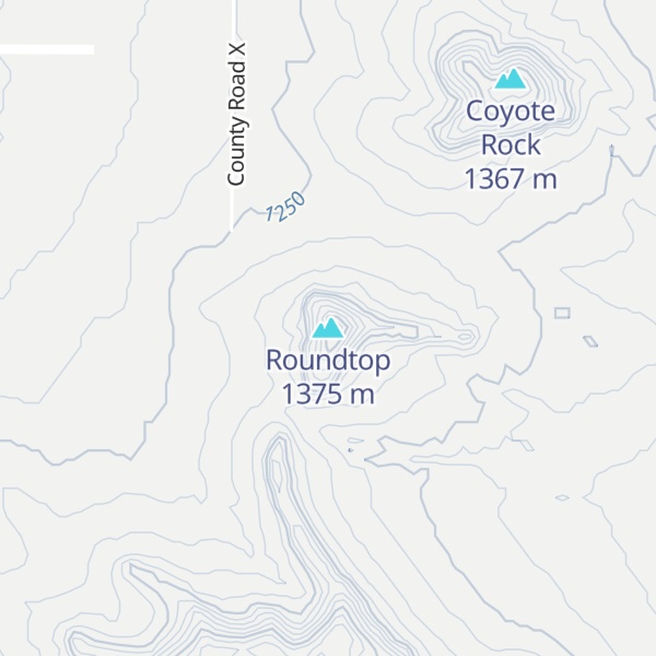 Map of Roundtop