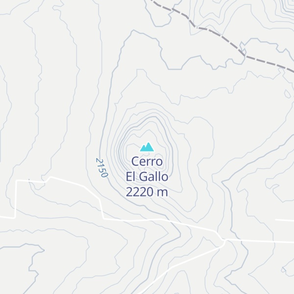 Map of Cerro El Gallo