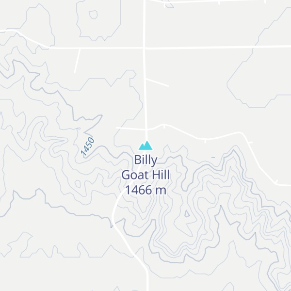 Map of Billy Goat Hill