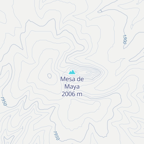 Map of Mesa de Maya