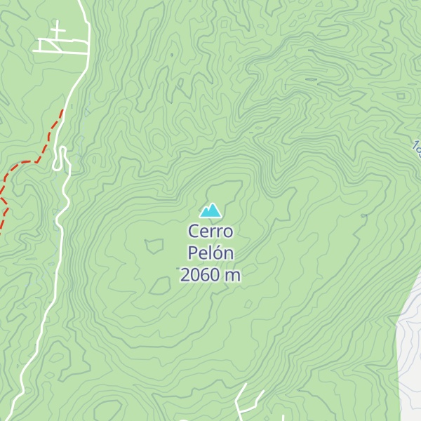Map of Cerro Pelón