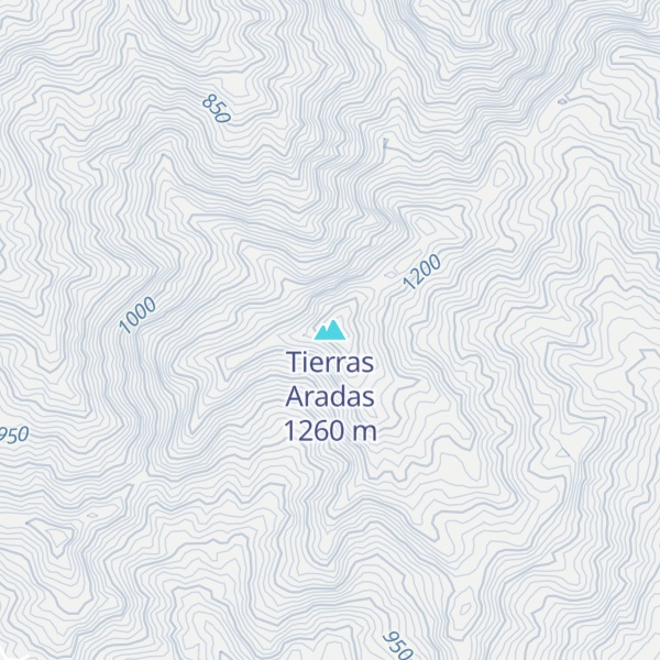 Map of Tierras Aradas