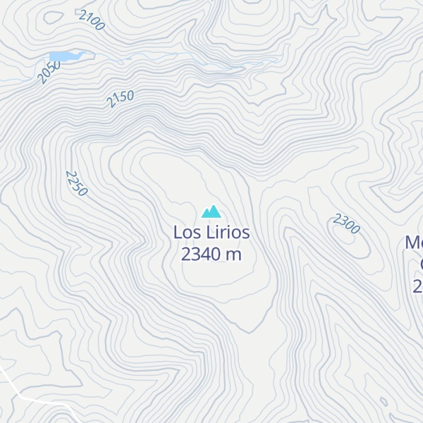 Map of Los Lirios