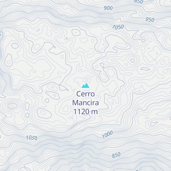 Map of Cerro Mancira