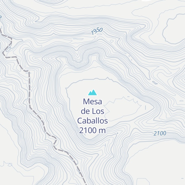 Map of Mesa de Los Caballos