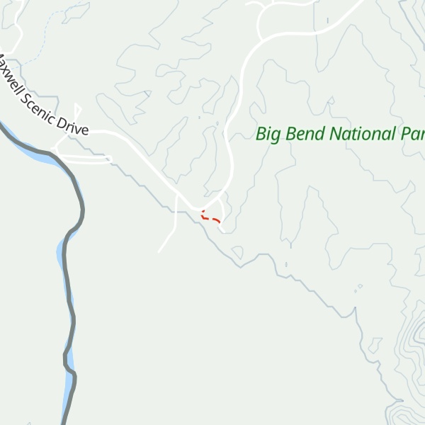 Map of Castolon Visitor Center