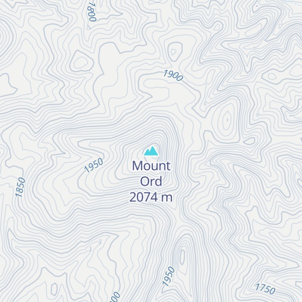Map of Mount Ord