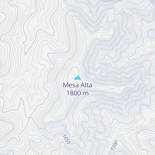 Map of Mesa Alta