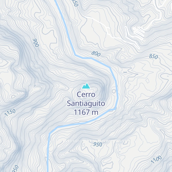 Map of Cerro Santiaguito