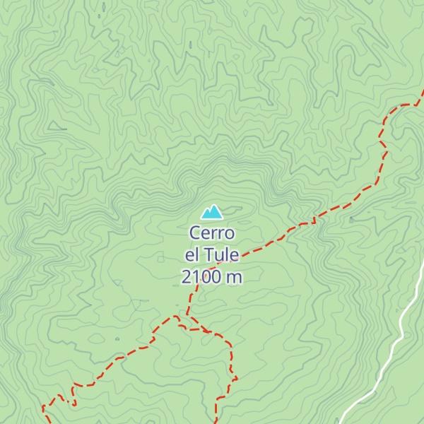 Map of Cerro el Tule