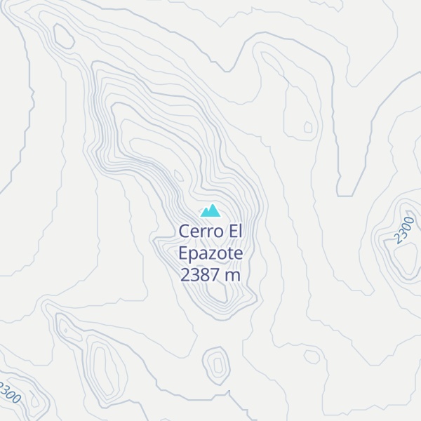 Map of Cerro El Epazote