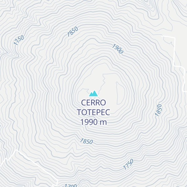 Map of CERRO TOTEPEC