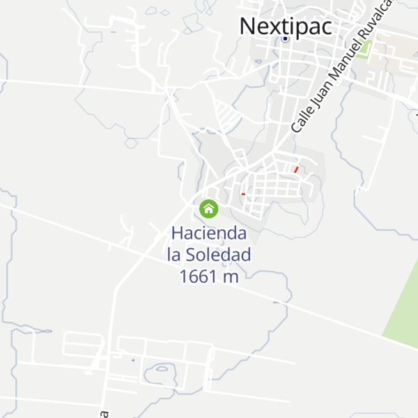 Map of Hacienda la Soledad