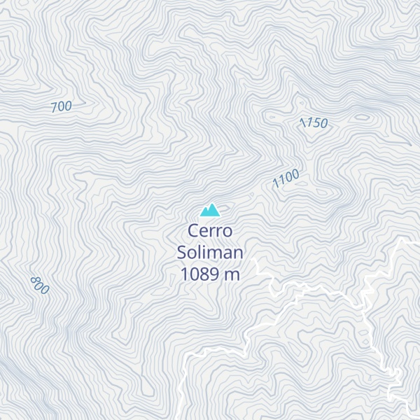 Map of Cerro Soliman