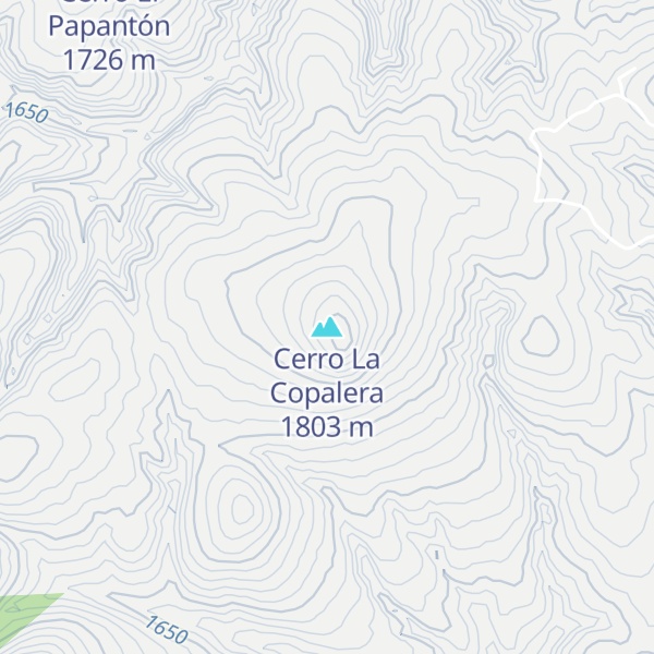 Map of Cerro La Copalera