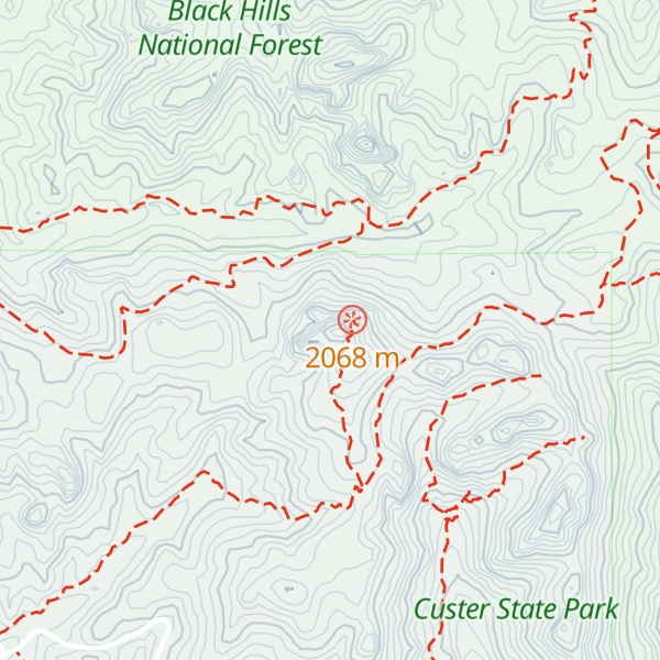 Map of Little Devil's Tower
