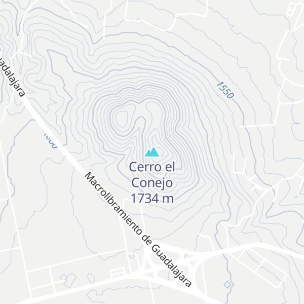 Map of Cerro el Conejo