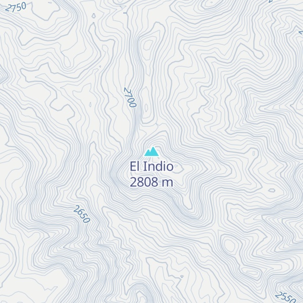 Map of El Indio