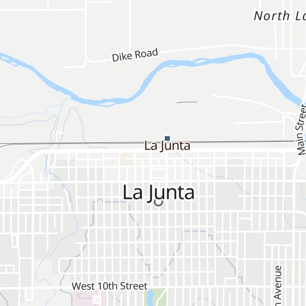 Map of La Junta, Colorado Information Center