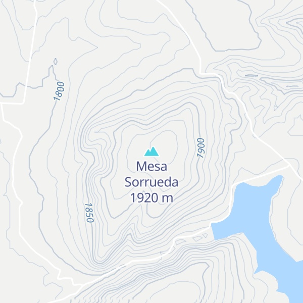 Map of Mesa Sorrueda