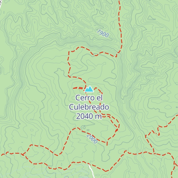 Map of Cerro el Culebreado