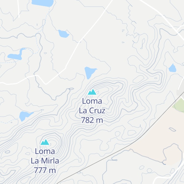 Map of Loma La Cruz