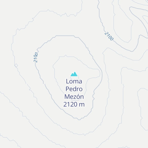 Map of Loma Pedro Mezón