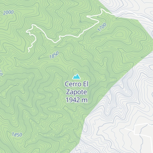 Map of Cerro El Zapote