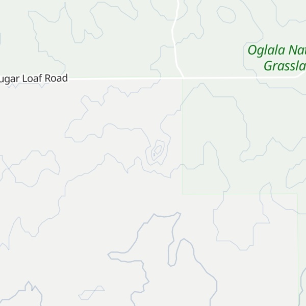 Map of Sugar Loaf Butte