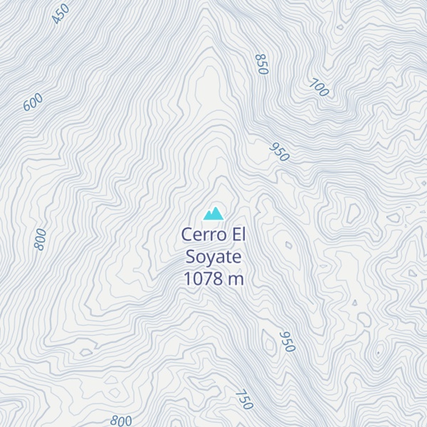 Map of Cerro El Soyate