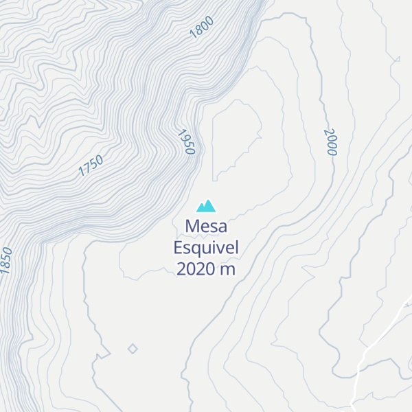 Map of Mesa Esquivel