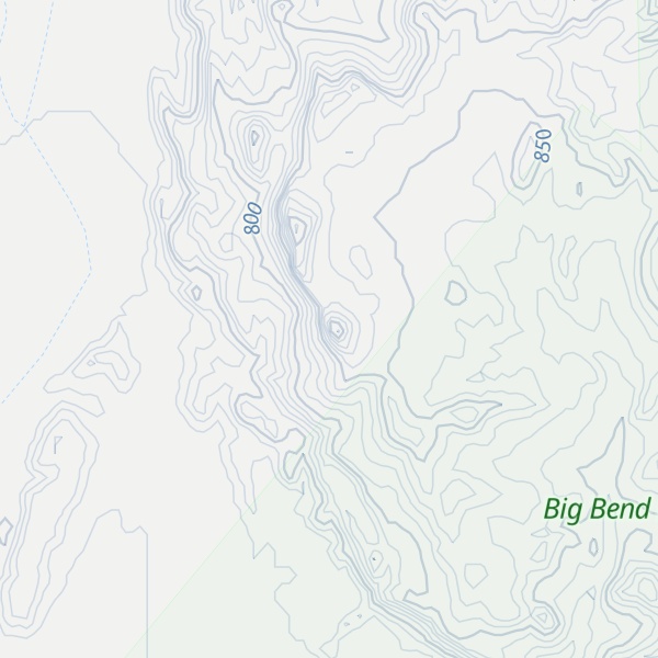 Map of Rattlesnake Mountains