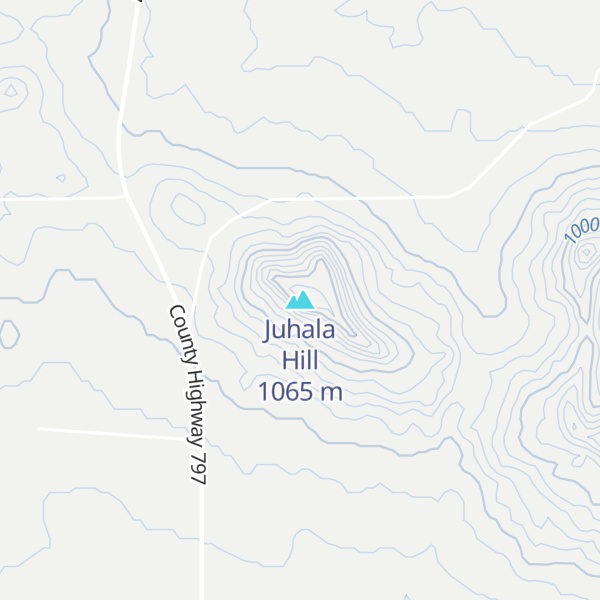 Map of Juhala Hill