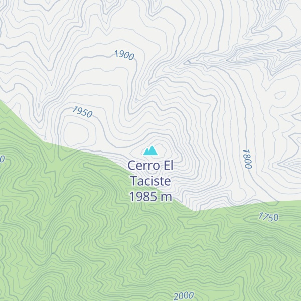 Map of Cerro El Taciste