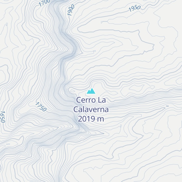 Map of Cerro La Calaverna