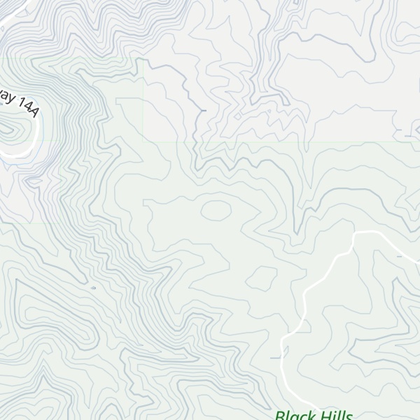 Map of Granite Peak