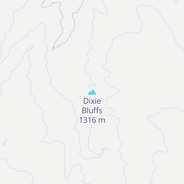Map of Dixie Bluffs
