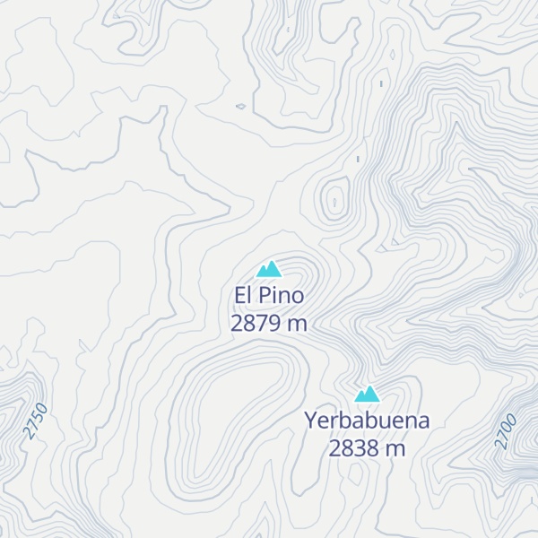 Map of El Pino