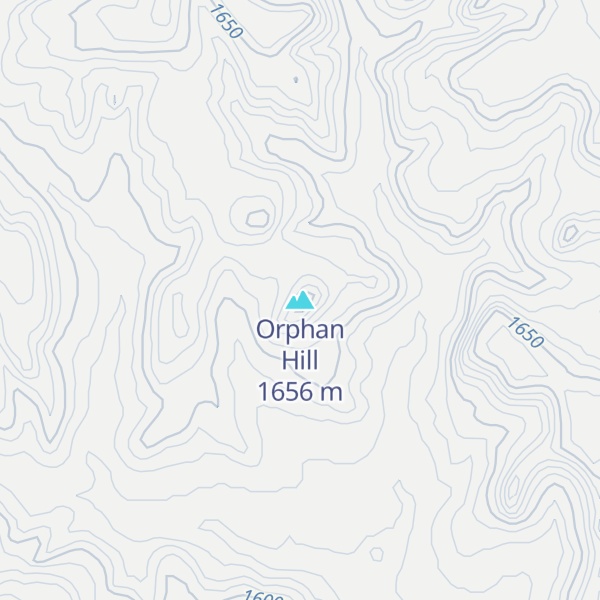 Map of Orphan Hill