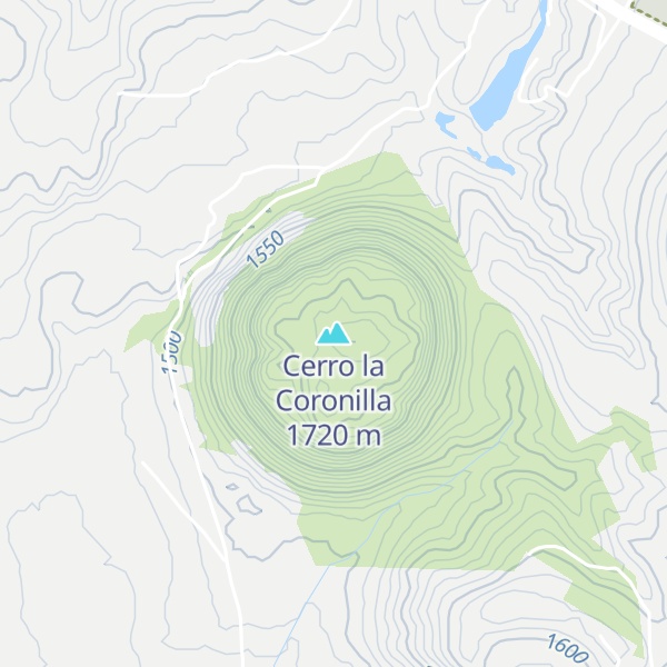 Map of Cerro la Coronilla