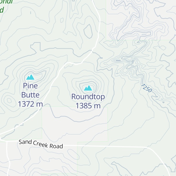 Map of Roundtop