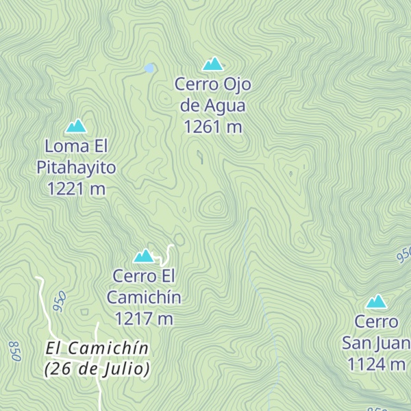 Map of Loma La Mina